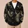 Moon Moth Celestial Night Sky for Gothic Autumn Layering and Everyday Stargazing All-over Print Knitted Cardigan - 6