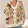Autumn Cats Reading Among Maple Leaves for Cozy Fall Days and Book Lovers All-over Print Knitted Cardigan - 4