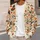Autumn Cats Reading Among Maple Leaves for Cozy Fall Days and Book Lovers All-over Print Knitted Cardigan - 5