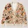 Autumn Cats Reading Among Maple Leaves for Cozy Fall Days and Book Lovers All-over Print Knitted Cardigan - 1
