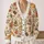 Book Lover Tea Cup And Sleeping Cat Motifs For Cozy Autumn Reading And Study Days All-over Print Knitted Cardigan - 2