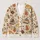 Book Lover Tea Cup And Sleeping Cat Motifs For Cozy Autumn Reading And Study Days All-over Print Knitted Cardigan - 1