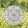 September Aster Birth Flower with Sapphire Accents for Birthday Celebration Stained Glass Suncatcher - 1