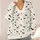 Halloween Ghost Bat And Star Motifs For Spooky Season Everyday Layering All-over Print Knitted Cardigan - 4