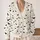 Halloween Ghost Bat And Star Motifs For Spooky Season Everyday Layering All-over Print Knitted Cardigan - 2