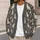 Doodle Dogs Beneath Autumn Stars for Cozy Everyday Layering and Dog Lover Outings All-over Print Knitted Cardigan - 5