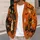 Halloween Ghosts, Bats and Pumpkins for Festive Autumn Layering All-over Print Knitted Cardigan - 5