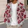 Red Lips And Open Mouths For Bold Everyday Style And Playful Autumn Layering All-over Print Knitted Cardigan - 5