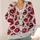 Red Lips And Open Mouths For Bold Everyday Style And Playful Autumn Layering All-over Print Knitted Cardigan - 4