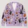Playful Halloween Cats, Ghosts and Pumpkins for Cozy Autumn Celebrations All-over Print Knitted Cardigan - 1