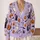 Playful Halloween Cats, Ghosts and Pumpkins for Cozy Autumn Celebrations All-over Print Knitted Cardigan - 2