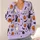 Playful Halloween Cats, Ghosts and Pumpkins for Cozy Autumn Celebrations All-over Print Knitted Cardigan - 4