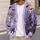 Ghosts And Jack-O’-Lanterns For Playful Halloween Layering And Autumn Outings All-over Print Knitted Cardigan - 5
