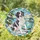 Spotted Dog Memorial Keepsake for Pet Lovers, Winter Lake Companion Portrait Gift Stained Glass Suncatcher - 1