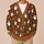 Halloween Ghosts and Bats for Cozy Autumn Parties and Playful Everyday Layering for Women All-over Print Knitted Cardigan - 6