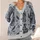 Plague Doctor Raven Medical Sketches for Halloween and Eerie Autumn Layers All-over Print Knitted Cardigan - 4