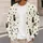 Black Cat Crescent Moon Stars for Cozy Halloween Nights and Everyday Witchy Style All-over Print Knitted Cardigan - 5
