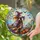 Witchy Halloween Moon Scene for Spooky Autumn Home Decor and Gothic Gift Giving Ideas Stained Glass Suncatcher - 2