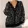 Gothic Black Cat Moon And Pentagram Style For Halloween Night Wear All-over Print Knitted Cardigan - 4