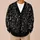 Gothic Black Cat Moon And Pentagram Style For Halloween Night Wear All-over Print Knitted Cardigan - 6