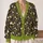 Ghost Bell Flowers for Halloween Layering and Cozy Autumn Outings for Teenagers All-over Print Knitted Cardigan - 2