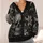 Gothic Skull And Dark Lily Aesthetic For Alternative Halloween Layering For Teens All-over Print Knitted Cardigan - 4