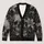 Gothic Skull And Dark Lily Aesthetic For Alternative Halloween Layering For Teens All-over Print Knitted Cardigan - 1