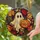 Ghost Pumpkin and Autumn Leaves for Halloween Fall Decor Gift for Spooky Home Lovers Stained Glass Suncatcher - 2