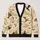 Vintage Dragon and Castle Halloween Scene for Spooky Fall Layering Style Teens All-over Print Knitted Cardigan - 1