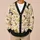 Vintage Dragon and Castle Halloween Scene for Spooky Fall Layering Style Teens All-over Print Knitted Cardigan - 6