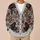 Autumn Crows Reading Books Among Maple Leaves for Cozy Halloween Fall Days Outdoors All-over Print Knitted Cardigan - 6