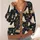 Ghosts Reading Books and Candlelight for Cozy Autumn Study Nights and Dark Academia All-over Print Knitted Cardigan - 4