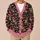 Pink Punk Dinosaur Duo Retro Style for Everyday Casual Layering Teen Girls All-over Print Knitted Cardigan - 6