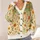 Vintage Sunflower Blooms for Cozy Autumn Layering and Everyday Cottagecore Style Wear All-over Print Knitted Cardigan - 4