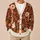 Pumpkin Ghosts and Daisies for Cozy Halloween Autumn Style All-over Print Knitted Cardigan - 6