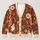 Pumpkin Ghosts and Daisies for Cozy Halloween Autumn Style All-over Print Knitted Cardigan - 1