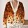 Halloween Pumpkins And Bats For Cozy Autumn Evening Outfits For Women All-over Print Knitted Cardigan - 2