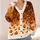 Halloween Pumpkins And Bats For Cozy Autumn Evening Outfits For Women All-over Print Knitted Cardigan - 4
