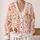 Kawaii Puppy And Kitten Pastel Flowers For Cozy Fall Days And Cute Casual Style All-over Print Knitted Cardigan - 2