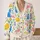 Colorful Cat Garden for Cozy Everyday Outfits and Playful Casual Style for Cat Lovers All-over Print Knitted Cardigan - 2