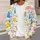 Colorful Cat Garden for Cozy Everyday Outfits and Playful Casual Style for Cat Lovers All-over Print Knitted Cardigan - 5