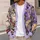 Gray Tabby Cat Comic Collage for Halloween and Everyday Cat Lover Style All-over Print Knitted Cardigan - 5