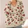 Spooky Cherry Motifs for Cozy Autumn Outings and Everyday Layering for Women All-over Print Knitted Cardigan - 4