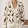 Vintage Brown Cats And Wildflowers For Cozy Autumn Days And Bookish Everyday Style All-over Print Knitted Cardigan - 2