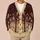 Vintage Library Stained Glass Windows for Back-to-School Reading Style for Students All-over Print Knitted Cardigan - 6