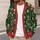 Nutcracker Soldiers and Bauble Bells for Festive Holiday Layering Teens All-over Print Knitted Cardigan - 5