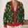 Nutcracker Soldiers and Bauble Bells for Festive Holiday Layering Teens All-over Print Knitted Cardigan - 2