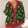 Nutcracker Soldiers and Bauble Bells for Festive Holiday Layering Teens All-over Print Knitted Cardigan - 4