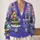 Reading Frog and Snowflake Motifs for Cozy Winter Days and Bookish Teen Style All-over Print Knitted Cardigan - 2