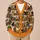 Halloween Bookshelf Cats and Pumpkins for Cozy Autumn Reading Nights All-over Print Knitted Cardigan - 6